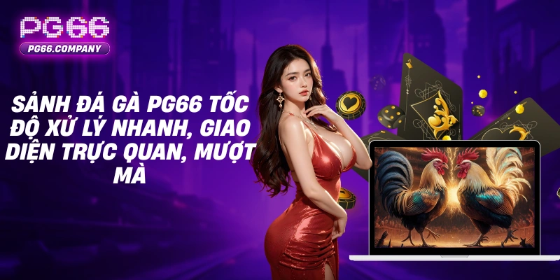 ĐÁ GÀ 1 Sảnh đá gà PG66 tốc độ xử lý nhanh, giao diện trực quan, mượt mà